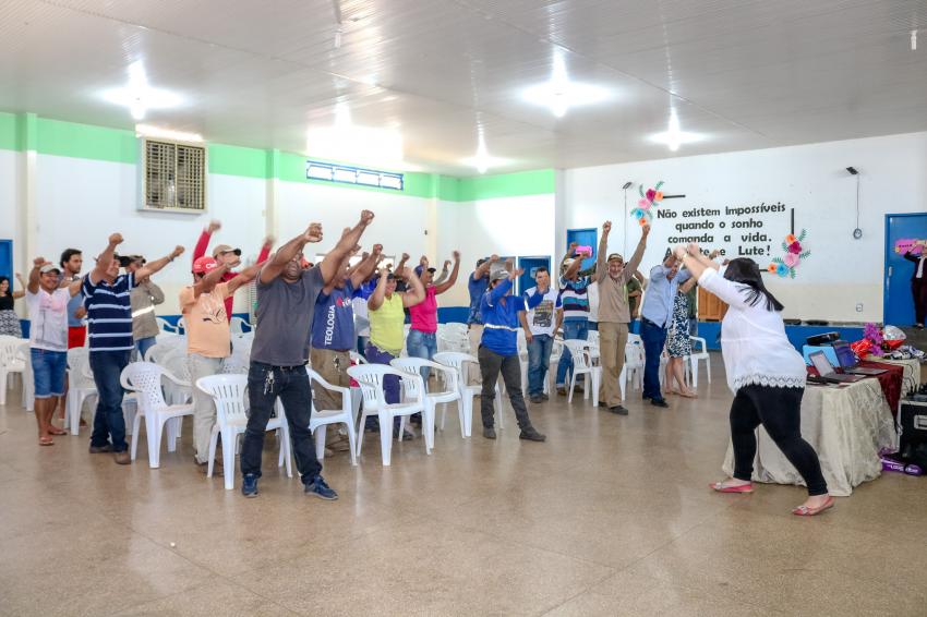 Palestra Motivacional de Hora e Agradecimento a equipe da Obra.