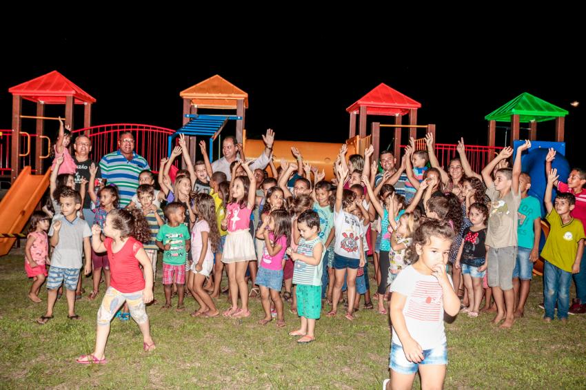 Inauguração do Parque Infantil Municipal de Nova Lacerda