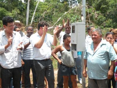 Inauguração da instalação de rede elétrica na Coopropol e Fazendinha