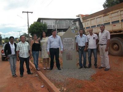 Inauguração do asfalto e rede pluvial de drenagem e escoamento de água no bairro São José