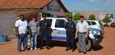 Entrega de nova viatura para Polícia Militar