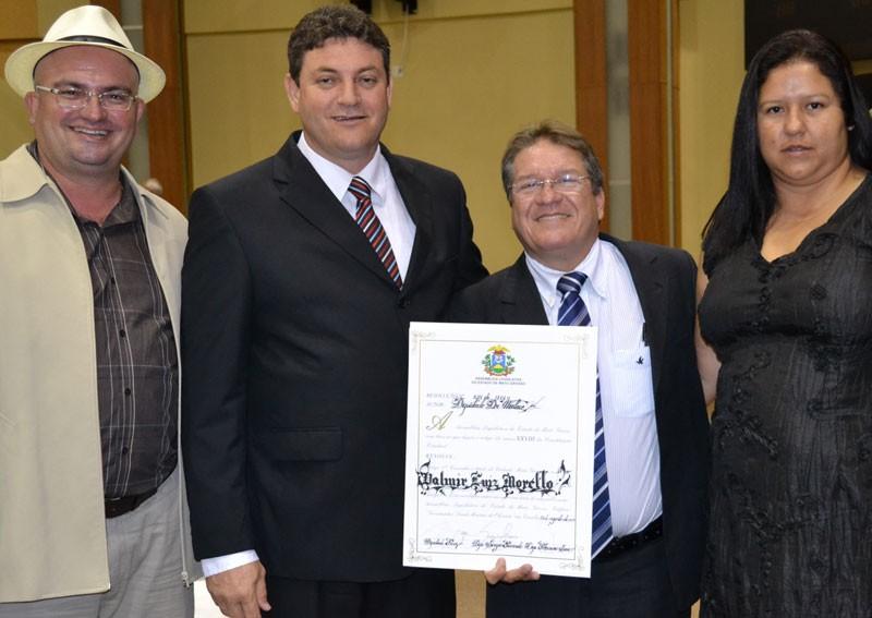 Prefeito recebe Titulo de Cidadão Matogrossense